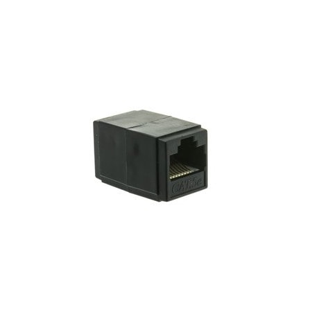 Cable Wholesale Cat5e Coupler, Black, RJ45 Female, Unshielded 30X6-02400BK